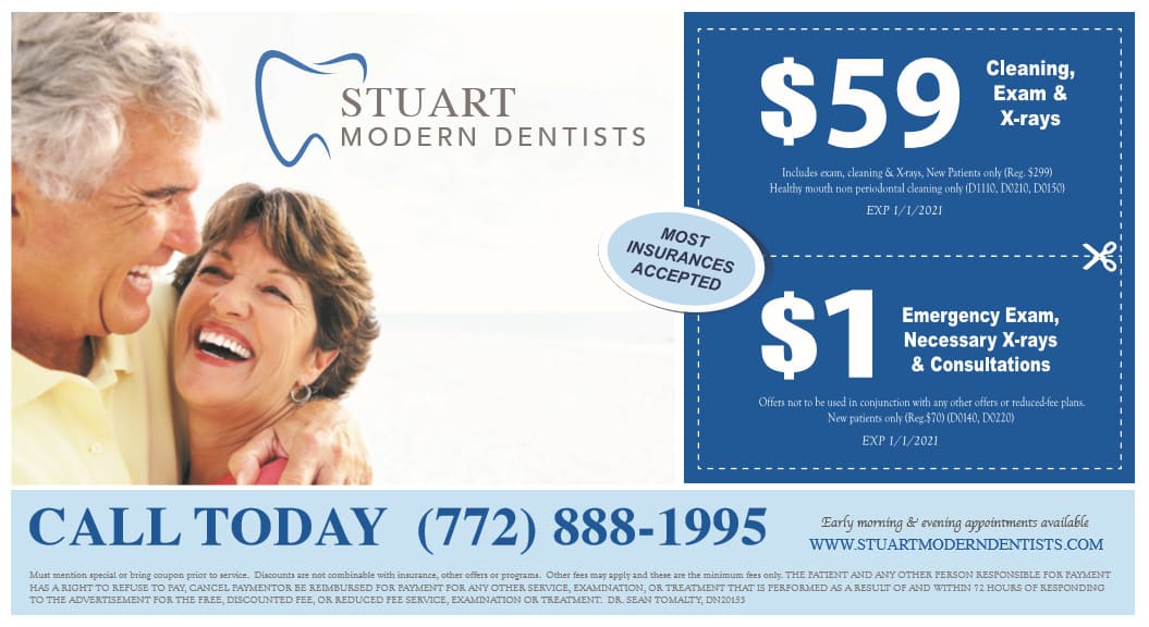 mailer with special for $59 front side